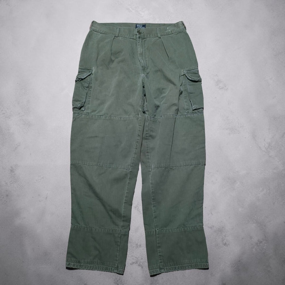Vintage Polo Ralph Lauren Mens 35 x 32 Made In‎ USA Cargo PARATROOPER Pants